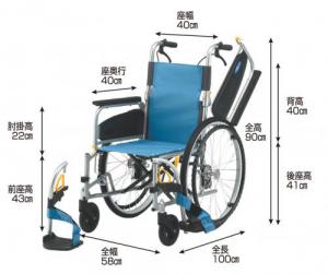 自操型車いす　NEO-1βW　多機能